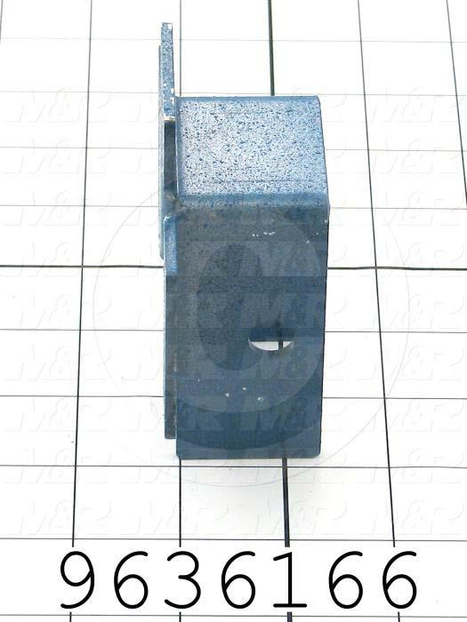Fabricated Parts, Oven Support Hanger, 4.00 in. Length, 3.54 in. Width, 1.50 in. Height, 12 GA Thickness