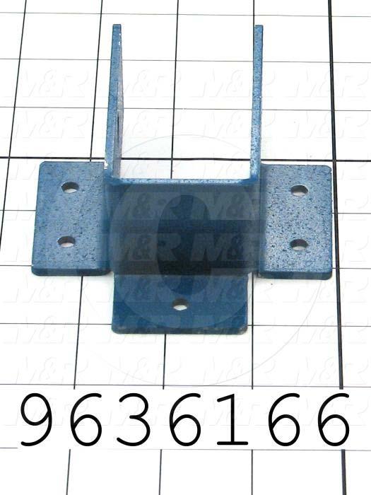 Fabricated Parts, Oven Support Hanger, 4.00 in. Length, 3.54 in. Width, 1.50 in. Height, 12 GA Thickness