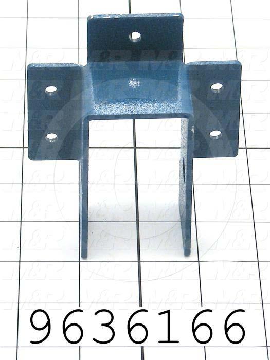 Fabricated Parts, Oven Support Hanger, 4.00 in. Length, 3.54 in. Width, 1.50 in. Height, 12 GA Thickness