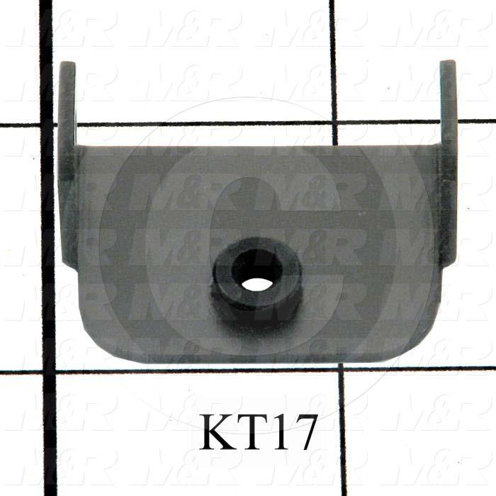 Fabricated Parts, P/D Mounting Bracket, 1.25 in. Length, 0.88 in. Width, 0.63 in. Height