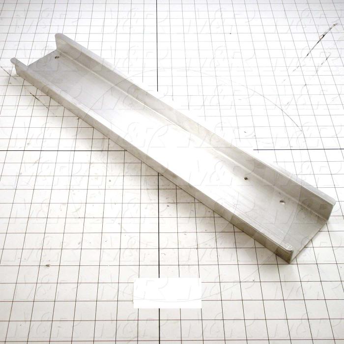 Fabricated Parts, Pallet Attachment Bracket, 22.25 in. Length, 4.35 in. Width, 1.38 in. Height