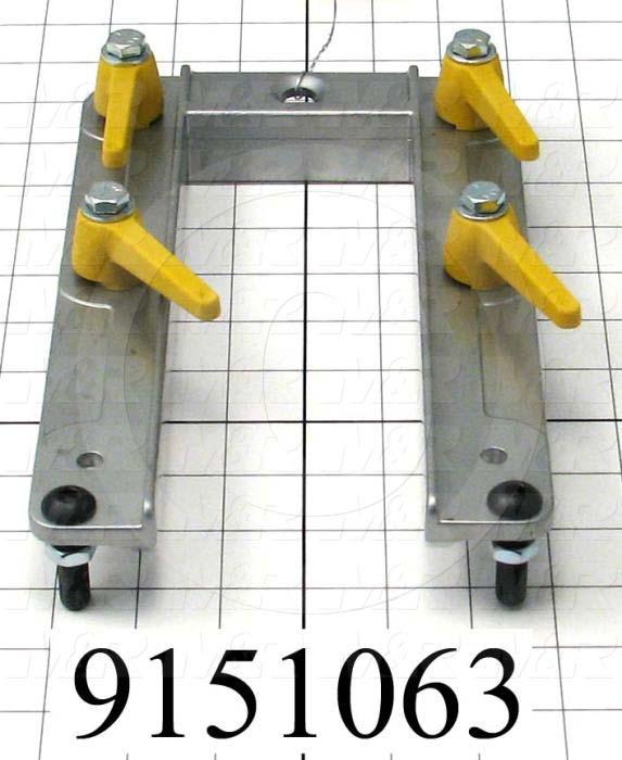 Fabricated Parts, Pallet Base Assembly, 10.00 in. Length, 6.13 in. Width, 1.47 in. Height