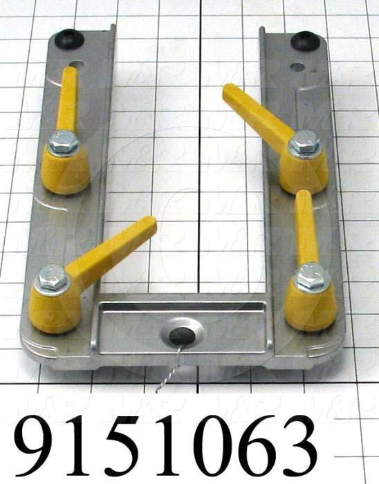 Fabricated Parts, Pallet Base Assembly, 10.00 in. Length, 6.13 in. Width, 1.47 in. Height