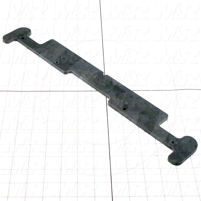 Fabricated Parts, Pallet Extension Front, 18.00 in. Length, 3.00 in. Width, 0.25 in. Thickness