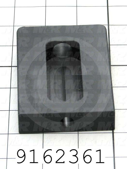 Fabricated Parts, Pallet Stop, 4.00 in. Length, 2.75 in. Width, 0.75 in. Thickness