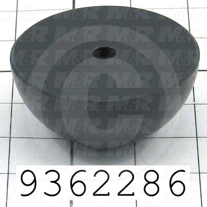 Fabricated Parts, Pallet Stop Ball 1.5"Dia., 1.50 in. Length, 3.00 in. Diameter