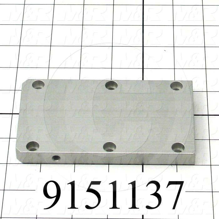 Fabricated Parts, Pallet Stop Front Guide, 5.25 in. Length, 3.00 in. Width, 0.50 in. Thickness
