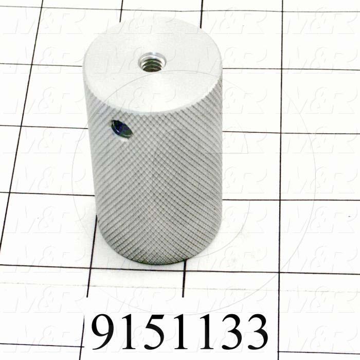 Fabricated Parts, Pallet Stop Knob, 2.38 in. Length, 1.38 in. Diameter