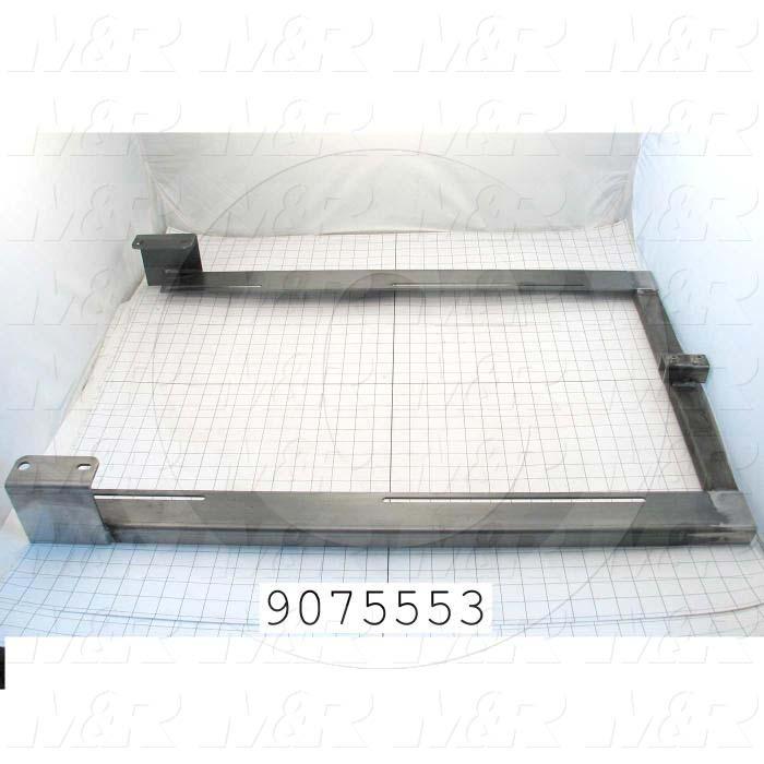 Fabricated Parts, Panel Frame Weldment, 48.75 in. Length, 23.00 in. Width, 4.00 in. Height