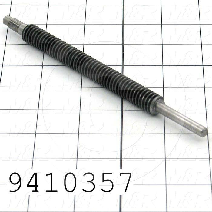 Fabricated Parts, Peel Adjasting Screw, 7.14 in. Length, 1/2-10 Acme RH Thread Size