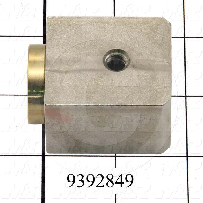 Fabricated Parts, Peel Adjusting Block, 1.75 in. Length, 1.25 in. Width, 1.50 in. Height