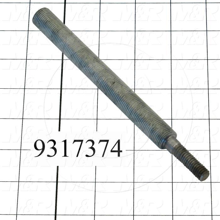 Fabricated Parts, Peel Adjustment Screw, 7.25 in. Length, 3/8-16 Thread Size