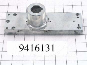 Fabricated Parts, Peel Base Weldment, 7.65 in. Length, 2.25 in. Width, 2.51 in. Height