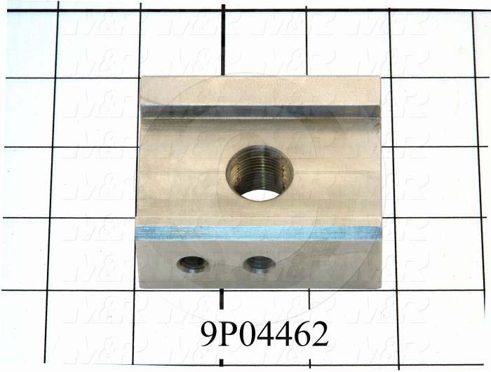 Fabricated Parts, Peel Bracket Insert, 2.75 in. Length, 1.25 in. Width, 2.25 in. Height