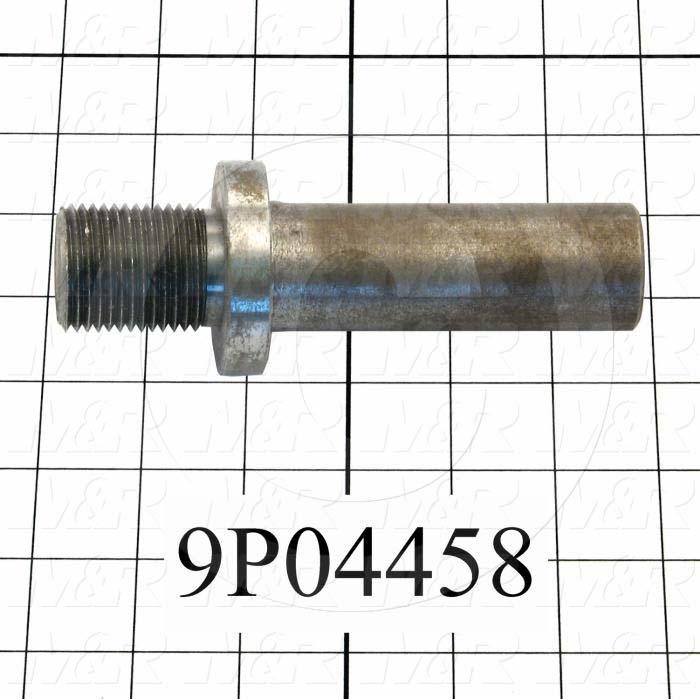 Fabricated Parts, Peel Bracket Pivot Shaft, 3.38 in. Length, 1.25 in. Diameter