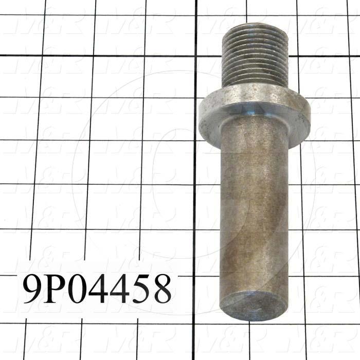 Fabricated Parts, Peel Bracket Pivot Shaft, 3.38 in. Length, 1.25 in. Diameter