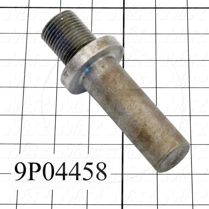 Fabricated Parts, Peel Bracket Pivot Shaft, 3.38 in. Length, 1.25 in. Diameter