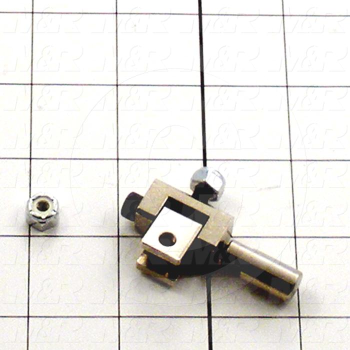 Fabricated Parts, Peel Cylinder Clevis, 2.00 in. Length, 0.91 in. Width, 0.50 in. Height