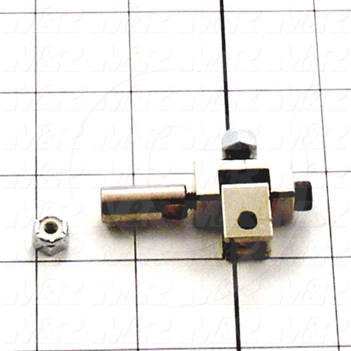 Fabricated Parts, Peel Cylinder Clevis, 2.00 in. Length, 0.91 in. Width, 0.50 in. Height