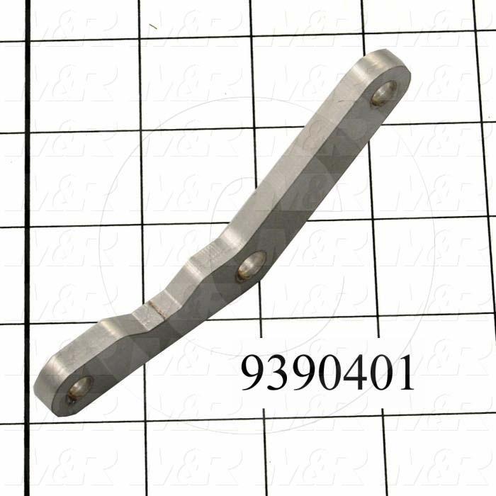 Fabricated Parts, Peel Lever, 4.01 in. Length, 1.72 in. Width, 0.25 in. Thickness