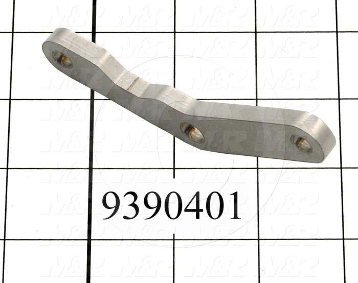 Fabricated Parts, Peel Lever, 4.01 in. Length, 1.72 in. Width, 0.25 in. Thickness