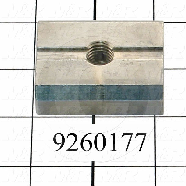 Fabricated Parts, Peel Lever Lock Nut, 2.13 in. Length, 1.75 in. Width, 0.75 in. Height