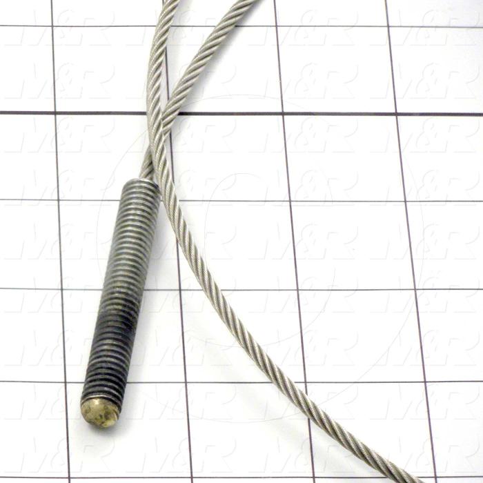 Fabricated Parts, Peel Rope Assembly, 50.50 in. Length