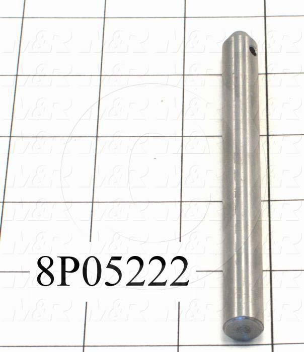 Fabricated Parts, Pin, 4.38 in. Length, 0.44 in. Diameter