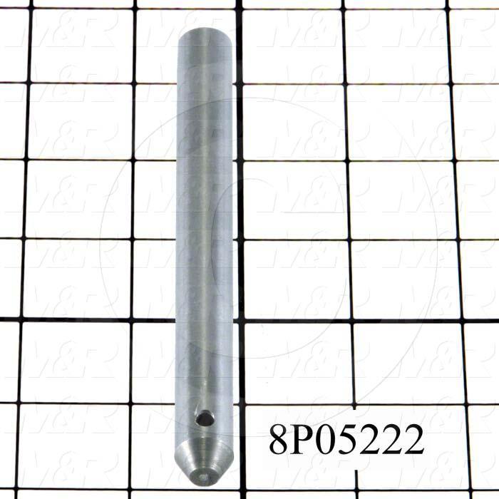 Fabricated Parts, Pin, 4.38 in. Length, 0.44 in. Diameter