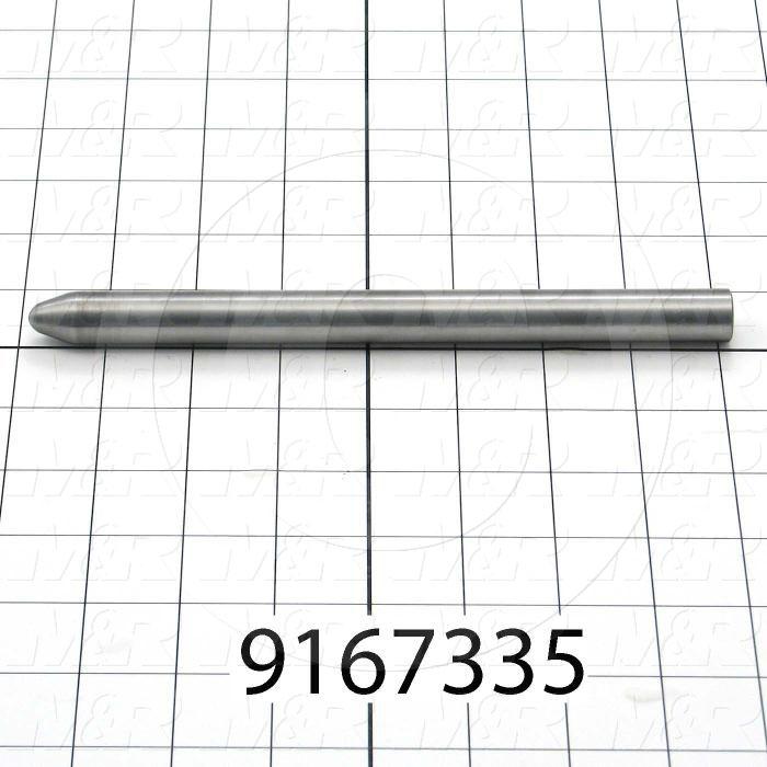 Fabricated Parts, Pin Drive Engagement, 7.50 in. Length, 0.63 in. Diameter