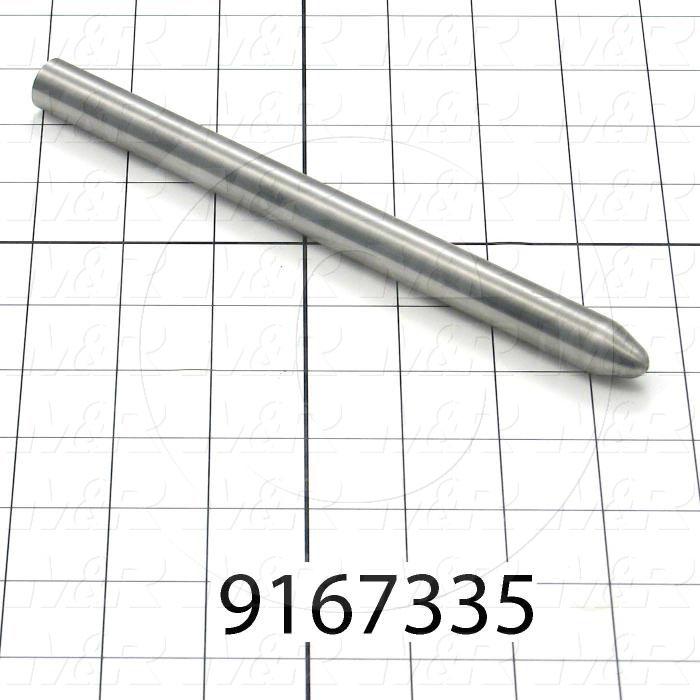 Fabricated Parts, Pin Drive Engagement, 7.50 in. Length, 0.63 in. Diameter