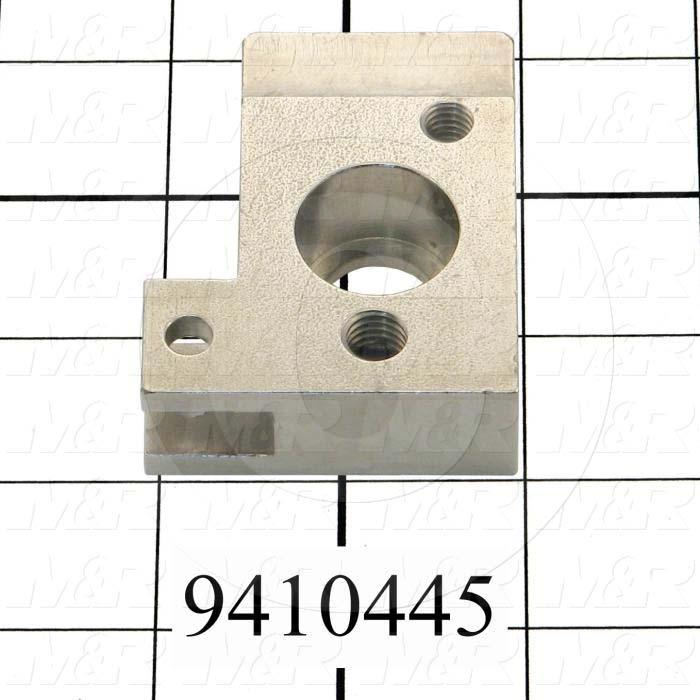 Fabricated Parts, Pivot Block, 2.50 in. Length, 2.00 in. Width, 0.75 in. Height, Right Side