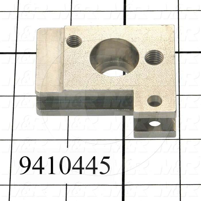 Fabricated Parts, Pivot Block, 2.50 in. Length, 2.00 in. Width, 0.75 in. Height, Right Side