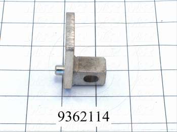 Fabricated Parts, Pivot Shaft, 2.13 in. Length, 1.50 in. Width, 1.50 in. Height, Right Side