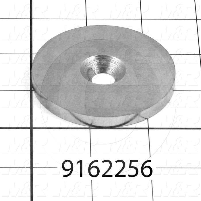 Fabricated Parts, Pivot Shaft Washer, 2.50 in. Diameter, 0.25 in. Thickness