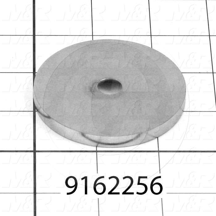 Fabricated Parts, Pivot Shaft Washer, 2.50 in. Diameter, 0.25 in. Thickness