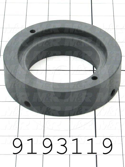 Fabricated Parts, Plastic Bushing, 4.83 in. Diameter, 1.25 in. Thickness