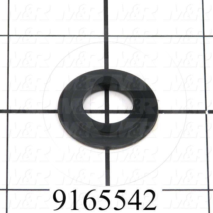 Fabricated Parts, Plastic Washer, 1.00 in. Diameter, 0.13 in. Thickness