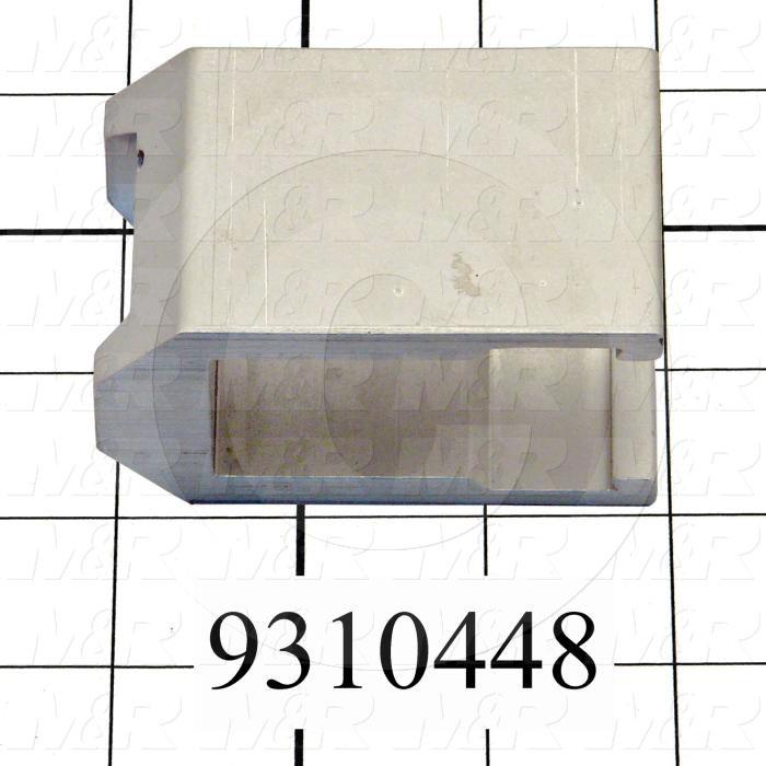 Fabricated Parts, Pneumatic Clamp Extrusion, 2.00 in. Length, 1.52 in. Width, 3.01 in. Height