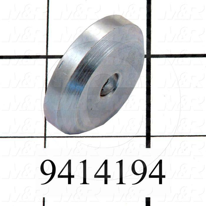 Fabricated Parts, Pressure Cap, 1.25 in. Diameter, 0.31 in. Thickness