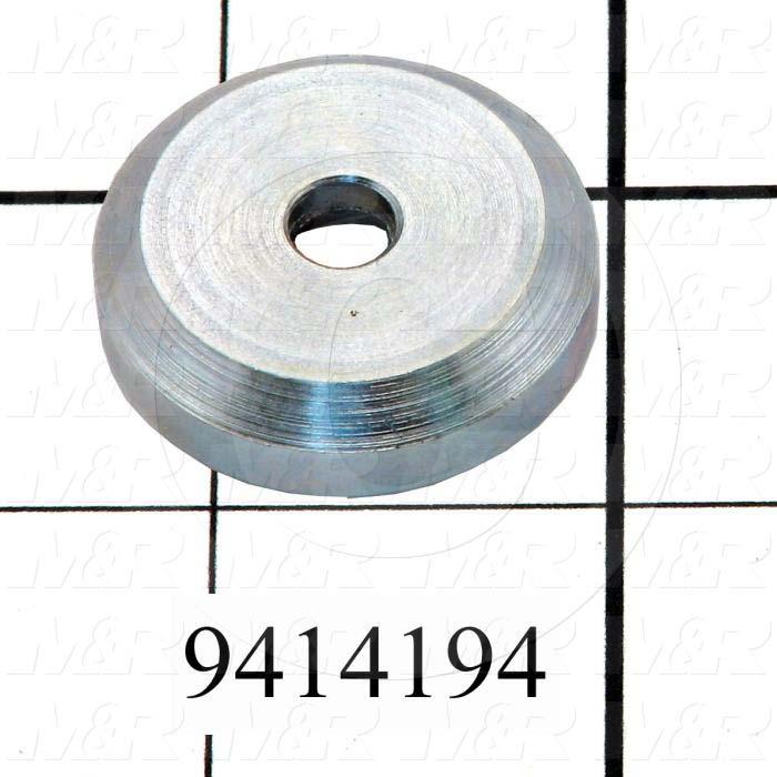 Fabricated Parts, Pressure Cap, 1.25 in. Diameter, 0.31 in. Thickness