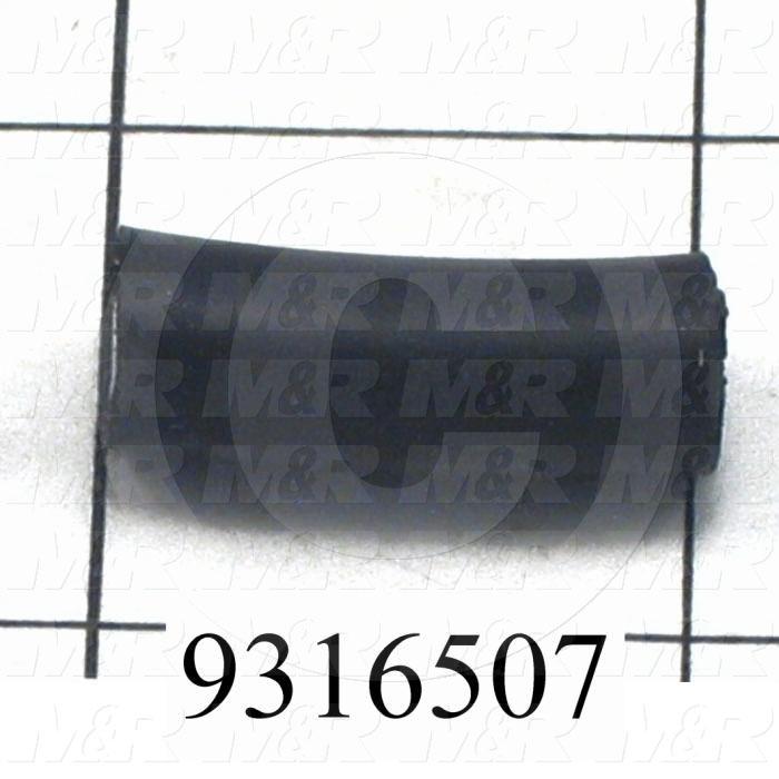 Fabricated Parts, Pressure Rubber, 1.00 in. Length, 0.38 in. Diameter