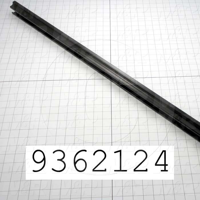 Fabricated Parts, Proximity Main Guide Rail, 38.00 in. Length, 1.75 in. Width, 0.89 in. Height