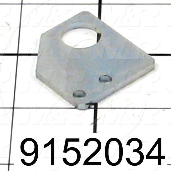 Fabricated Parts, Proximity Mounting Bracket, 1.25 in. Length, 1.38 in. Width, 12 GA Thickness