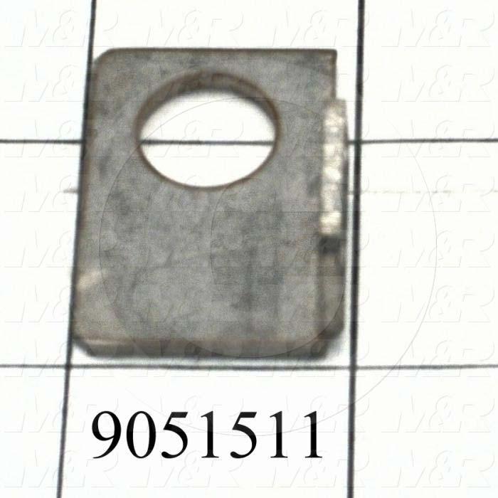 Fabricated Parts, Proximity Mounting Bracket, 1.34 in. Length, 0.95 in. Width, 0.63 in. Height