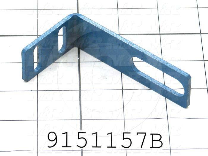 Fabricated Parts, Proximity Mounting Bracket, 3.56 in. Length, 1.00 in. Width, 1.88 in. Height