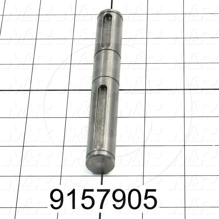 Fabricated Parts, Pulley Shaft, 5.40 in. Length, 0.75 in. Diameter