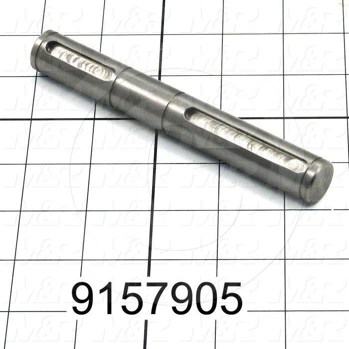 Fabricated Parts, Pulley Shaft, 5.40 in. Length, 0.75 in. Diameter