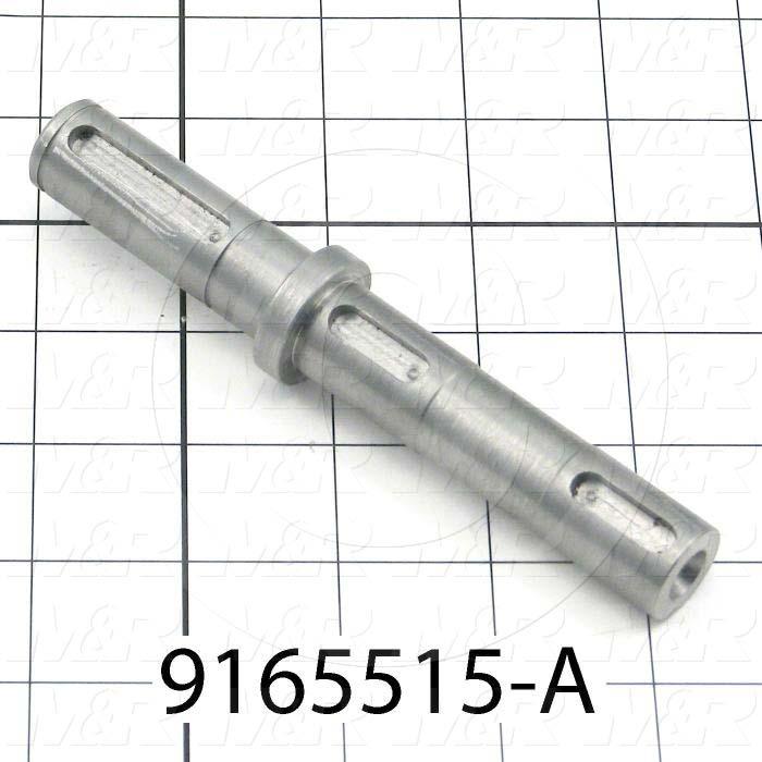 Fabricated Parts, Pulley Shaft, 5.43 in. Length, 0.98 in. Diameter