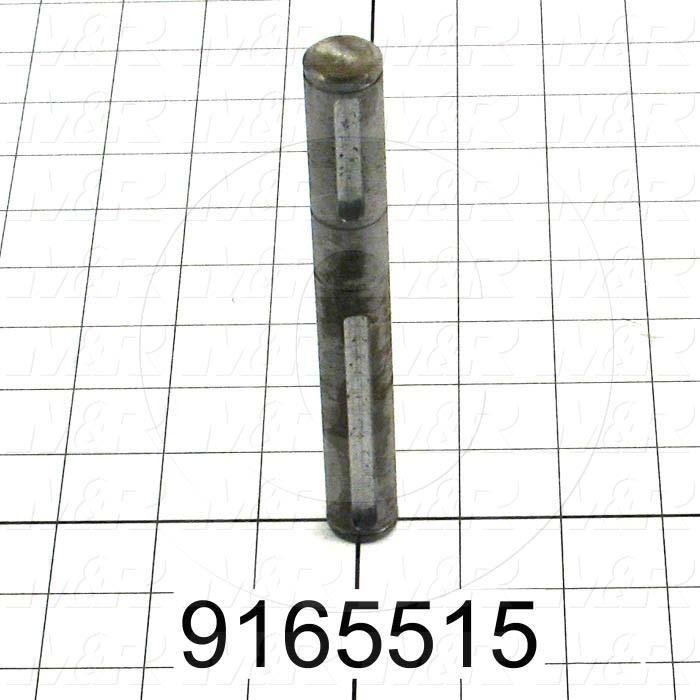 Fabricated Parts, Pulley Shaft, 5.63 in. Length, 0.71 in. Diameter